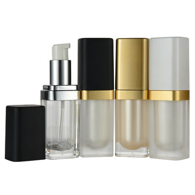 Goede prijs. 15 ml vierkante acrylflessen voor huidverzorgingscrème Verpakkingsoplossing In Plastic online