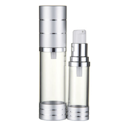 Goede prijs. 15 ml 20 ml 30 ml 40 ml 50 ml Plastic Cylinder Airless Cosmetic Flask AS Screen Printing online
