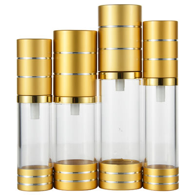 Goede prijs. 25/32mm Diameter 15ml 20ml 30ml 40ml 50ml Ronde luchtloze fles voor cosmetische verpakkingen online