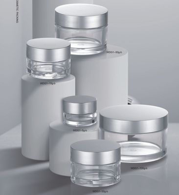 Goede prijs. SCREW CAP 5G 15G 30G 50G 100g PETG cosmetische verpakkingspot voor oogcrème online