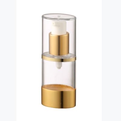 Goede prijs. 98 mm hoge ovale vorm 20 ml luchtloze flessen voor andere cosmetische toepassingen online