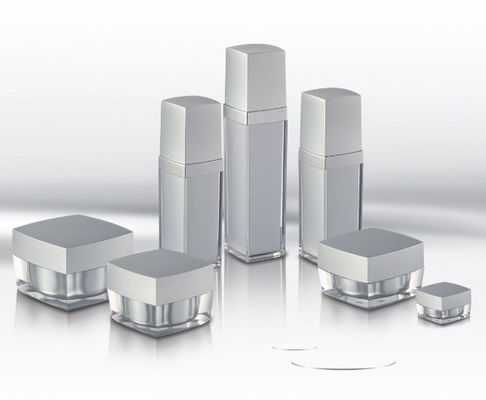 Goede prijs. 5G/15G/30G/50G/30ml/50ml/70ml PMMA cosmetische luchtloze pompfles met schermdruk online