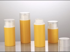 Gepersonaliseerde kleur Luxe 50ml 80ml 100ml 120ml PP luchtloze pompfles voor professionals